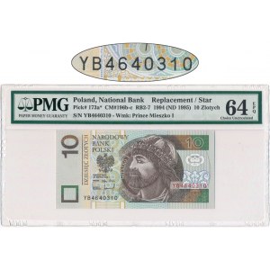 10 złotych 1994 - YB - PMG 64 EPQ