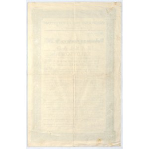 Małopolski Zakład Kredytowy, dokument dostawy 3% Premiowej Pożyczki Budowlanej, 1933