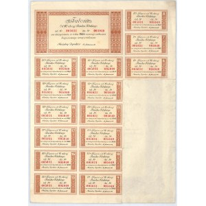 Bank Polski S.A. 10 akcji po 100 zł, 1934