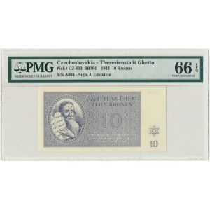 Czechoslovakia, Getto Terezin, 10 crown 1943 - PMG 66 EPQ