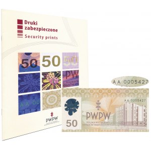 PWPW, 50 Gmach PWPW (2011) - w folderze emisyjnym -