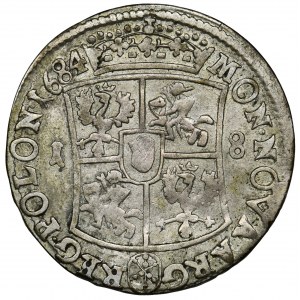 John III Sobieski, 1/4 Thaler Bromberg 1684 TLB