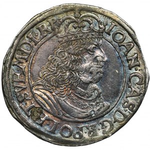 John II Casimir, 1/4 Thaler Thorn 1660 HDL - RARE