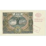 100 złotych 1934(9) - fałszywy przedruk okupacyjny - ILUSTROWANY w katalogu Cz.Miłczaka