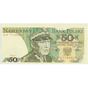 50 złotych 1988 - GW - DESTRUKT