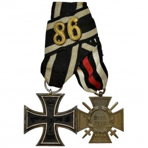 Niemcy, Zestaw dwóch odznaczeń przystosowanych do przypięcia na mundurze