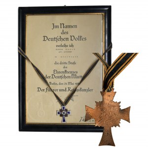 Germany, Honorary Cross of the German Mother - 3rd class