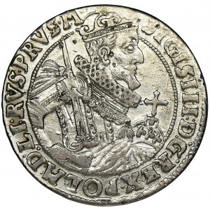 Sigismund III Vasa, 1/4 Thaler Bromberg 1624 - PRVS M