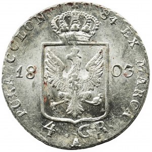 Niemcy, Królestwo Prus, Fryderyk Wilhelm III, 4 Grosze Berlin 1803 A