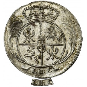 Augustus III of Poland, 1/24 Thaler Leipzig 1754 L / LDC