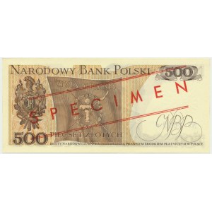 500 złotych 1976 - WZÓR - AF 0000000 No.0049