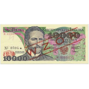 10.000 złotych 1988 - WZÓR - W 0000000 No. 0504