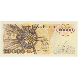 20.000 złotych 1989 - Z - rzadka seria