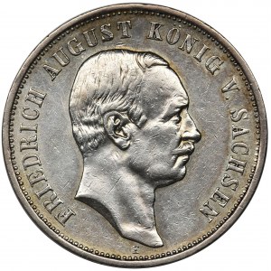 Germany, Saxony, Friedrich August III, 3 mark Muldenhütten 1911 E