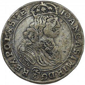 John II Casimir, 1/4 Thaler Bromberg 1668 TLB