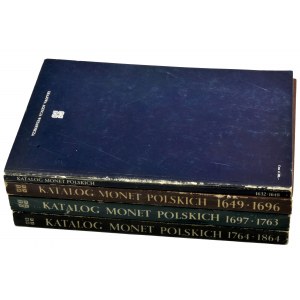 Cz. Kamiński, J. Żukowski, J.Kurpiewski - Katalog Monet Polskich (4 szt.)