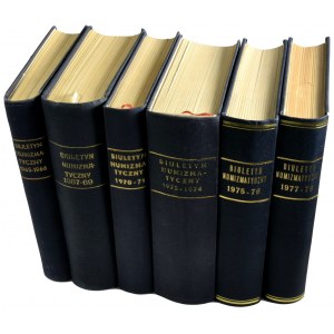 PTAiN - Biuletyn Numizmatyczne 1965-1979 - PIĘKNE WYDANIE