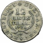 Augustus II the Strong, 1/12 Thaler Dresden 1721 IGS - RARE