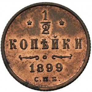Russia, Nicholas II, 1/2 Kopeck Birmingham 1899 СПБ