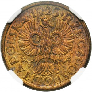 5 groszy 1923 Mosiądz - NGC MS66