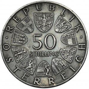 Austria, II Republic, 50 schillings Wien 1971
