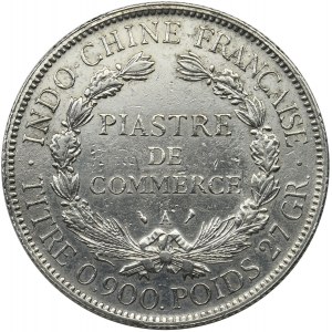 French Indochina, 1 piastre Paris 1926 A