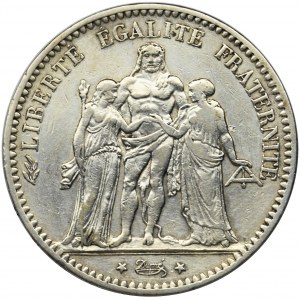 France, III Republic, 5 francs Paris 1875 A