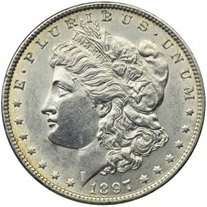 USA, 1 dolar Filadelfia 1897 - typ Morgan