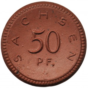 Germany, Saxony, 50 pfennig 1921