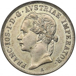 Austria, Franz Joseph I, 20 Kreuzer Wien 1852 A - RARE