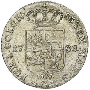 Poniatowski, 4 Groschen Warsaw 1793 MV