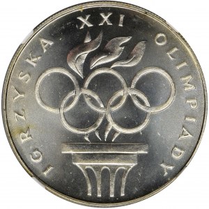 200 złotych 1976 Olimpiada Montreal - NGC PF66 - STEMPEL LUSTRZANY