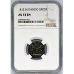 Free City of Danzig, Groschen 1812 M - NGC AU53 BN