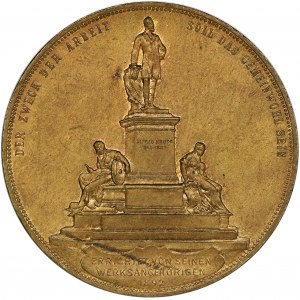 Germany, Medal Alfred Krupp 1892