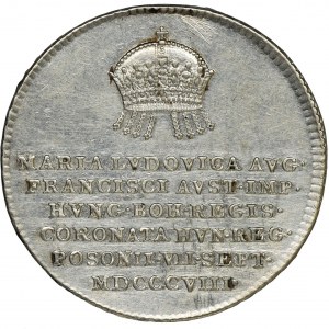 Austria, Franz II, Crowned token of Marie Louise 1808
