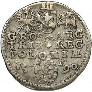 Sigismund III Vasa, 3 Groschen Olkusz 1590