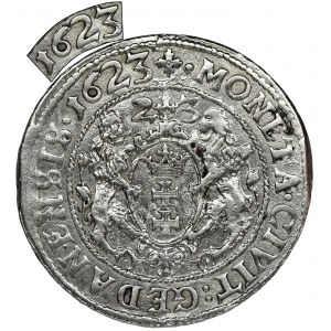 Sigismund III Vasa, 1/4 Thaler Danzig 1623 - PR• - RARE