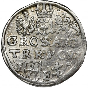 Zygmunt III Waza, Trojak Lublin 1597 - RZADSZY