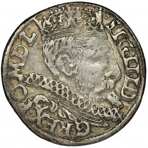 Zygmunt III Waza, Trojak Poznań 1598 - kwiatek - RZADSZY