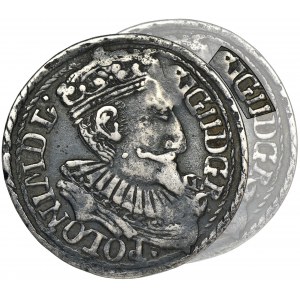 Sigismund III Vasa, 3 Groschen Olkusz 1597 - RARE