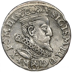 Sigismund III Vasa, 3 Groschen Krakau 1604 - RARE