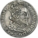 Zygmunt III Waza, Szóstak Malbork 1596 - duża głowa - BARDZO RZADKI