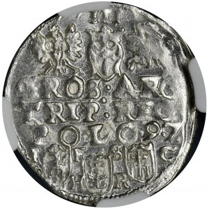 Sigismund III Vasa, 3 Groschen Bromberg 1597 - NGC MS63