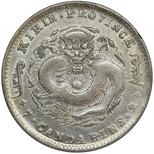 Chiny, Kirin Province, 1 Dolar bez daty (1898) - RZADKI