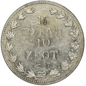 1 1/2 rubel = 10 zloty Warsaw 1837 MW