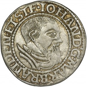 Silesia, John of Brandenburg-Küstrin, Groschen Krosno 1545 - RARE