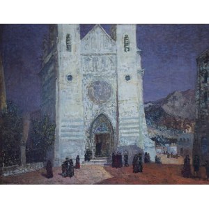 Konstanty MACKIEWICZ (1894-1985), Hiszpania - Przed katedrą; z cyklu: Katedry