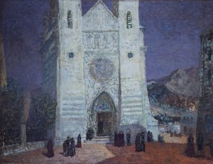 Konstanty MACKIEWICZ (1894-1985), Hiszpania - Przed katedrą; z cyklu: Katedry