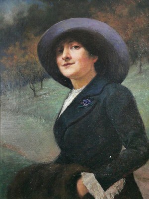 Wiktor MAZUROWSKI (1859-1944), Portret żony - Jadwiga Zaleska-Mazurowska
