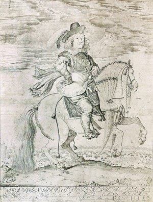 Wilhelm HONDIUS (po 1597 - ok. 1652), Władysław IV Waza na koniu
